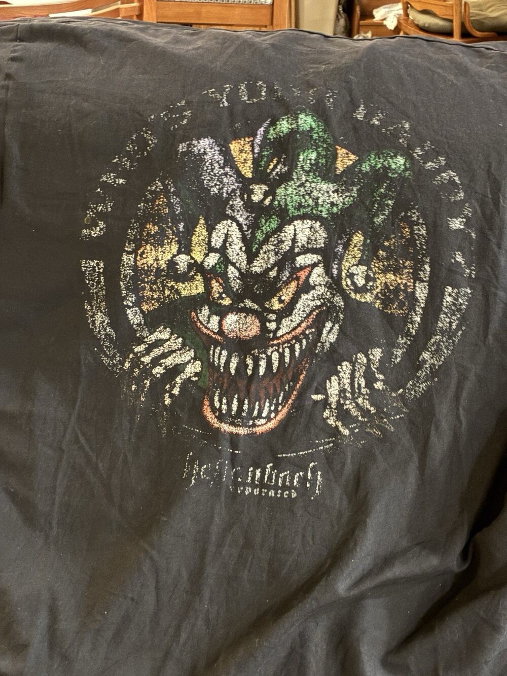 Hellanbach - Vintage Streetwear collared shirt, black dickies tag well loved wit